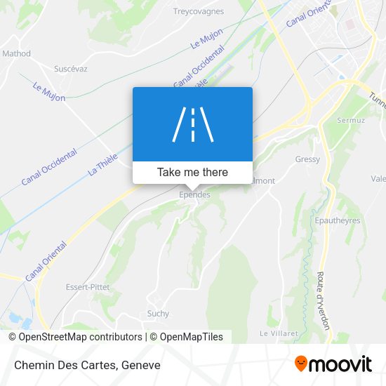 Chemin Des Cartes map