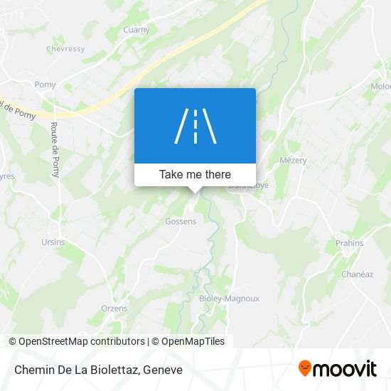 Chemin De La Biolettaz map