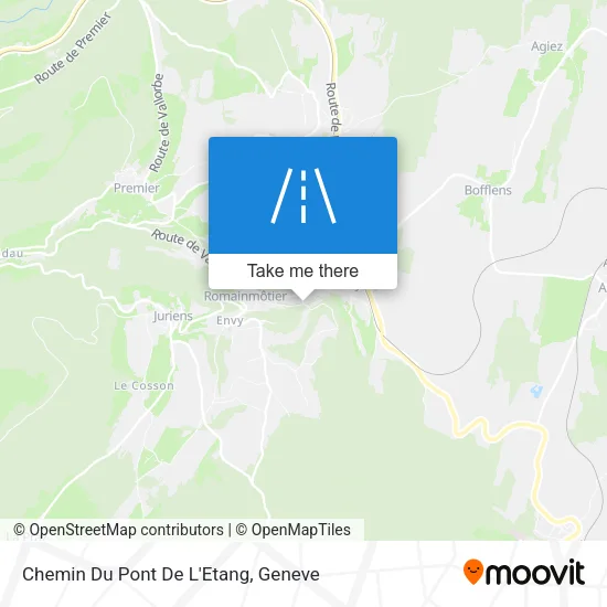 Chemin Du Pont De L'Etang map