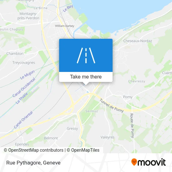 Rue Pythagore map