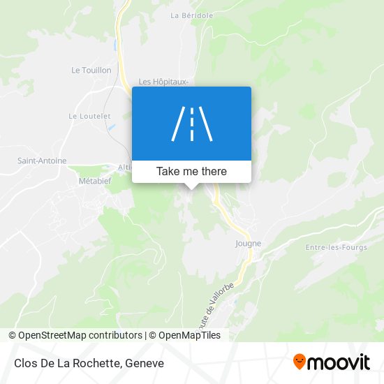 Clos De La Rochette map