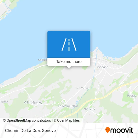 Chemin De La Cua map