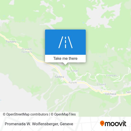 Promenada W. Wolfensberger map