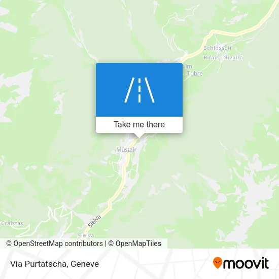 Via Purtatscha map