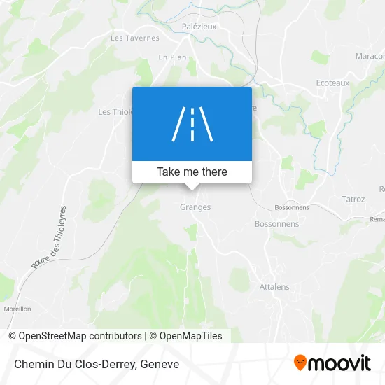 Chemin Du Clos-Derrey map