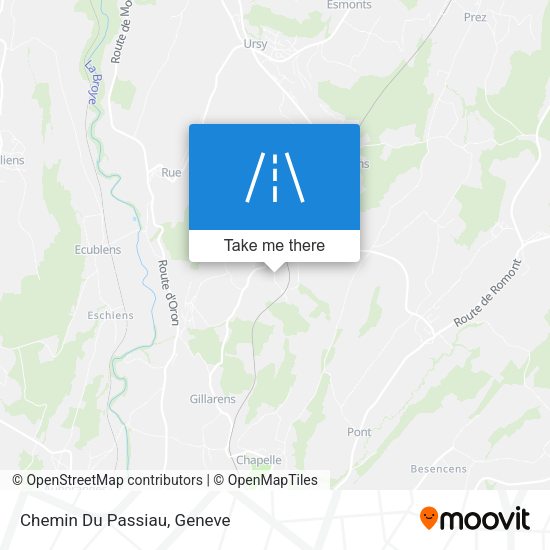 Chemin Du Passiau map