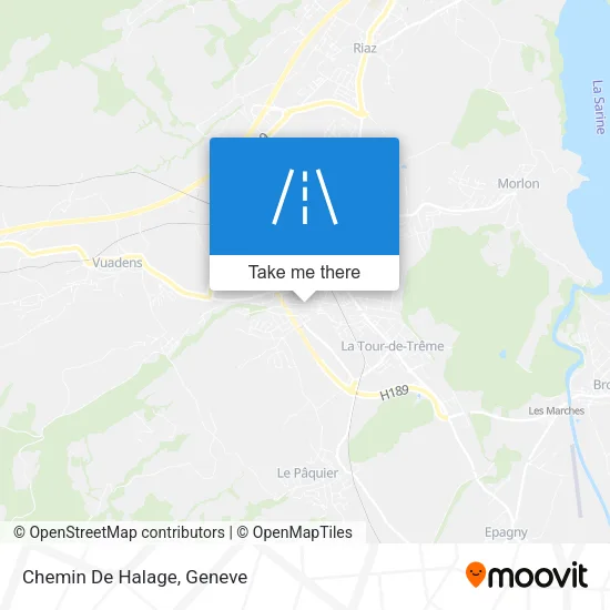 Chemin De Halage map
