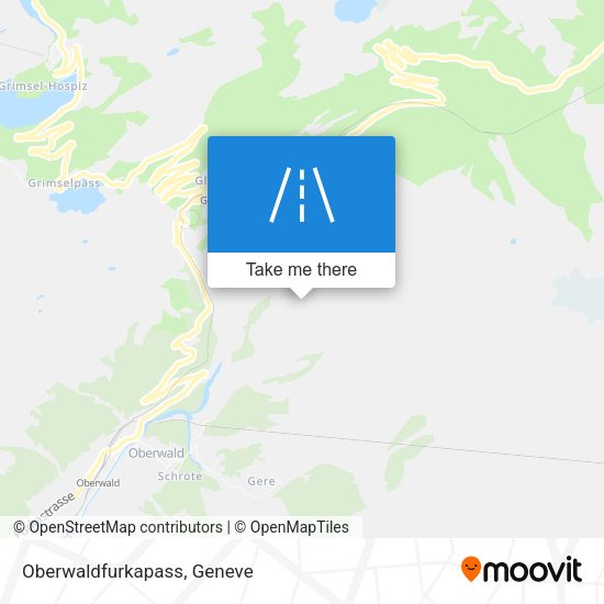 Oberwaldfurkapass map
