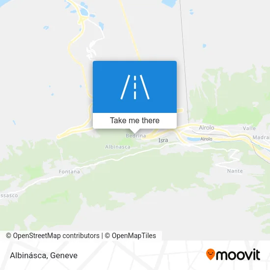 Albinásca map