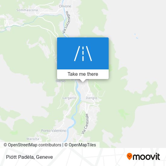 Piótt Padèla map