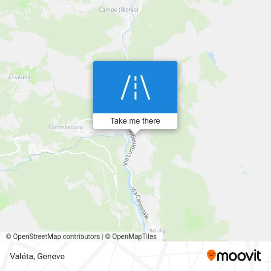 Valéta map