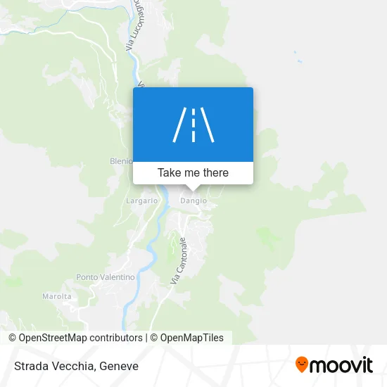 Strada Vecchia map