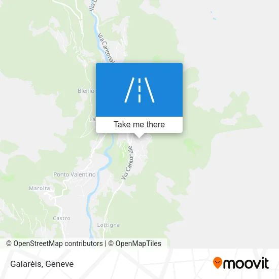 Galarèis map