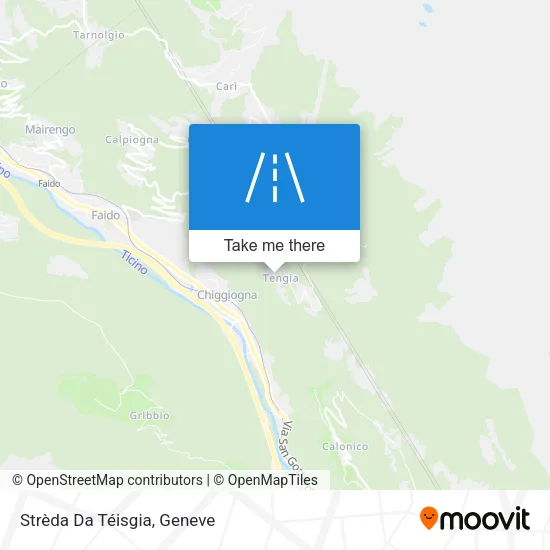 Strèda Da Téisgia map