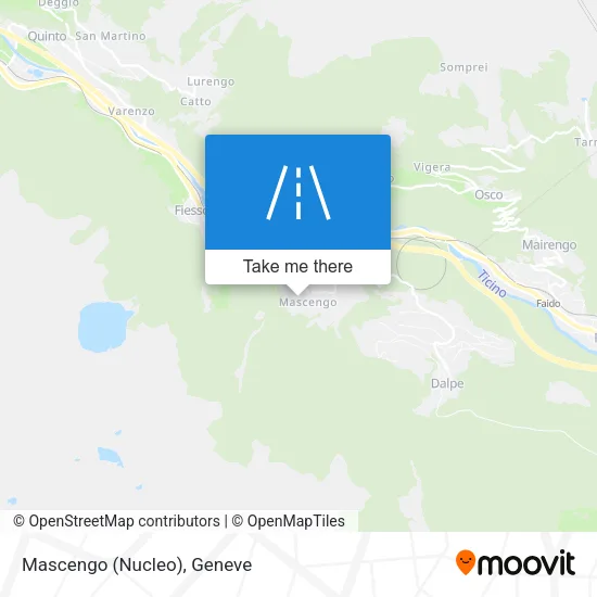 Mascengo (Nucleo) map