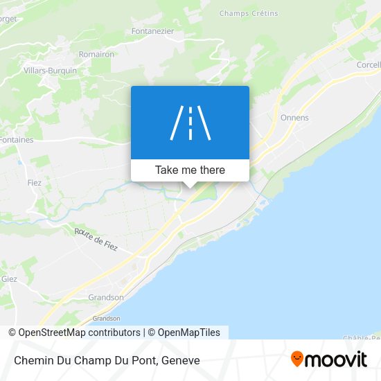 Chemin Du Champ Du Pont map