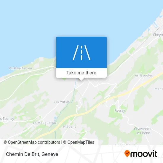 Chemin De Brit map
