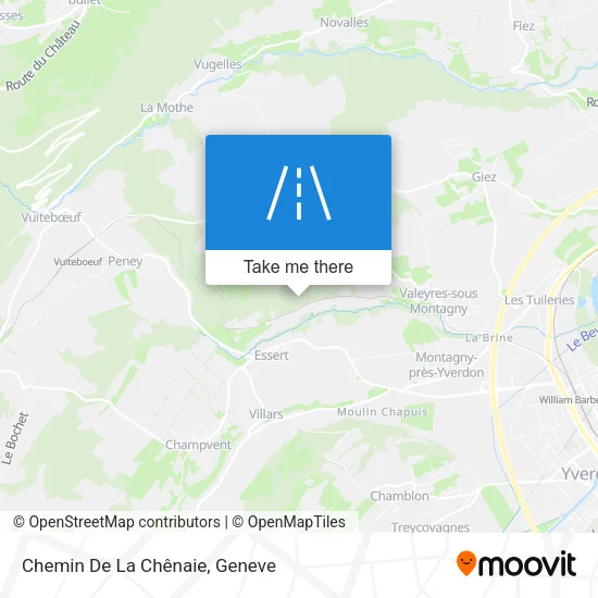 Chemin De La Chênaie map