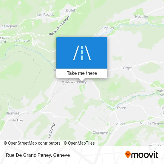 Rue De Grand'Peney map