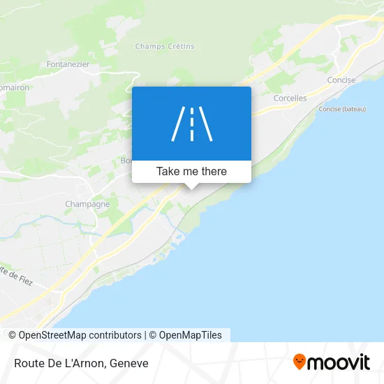 Route De L'Arnon map
