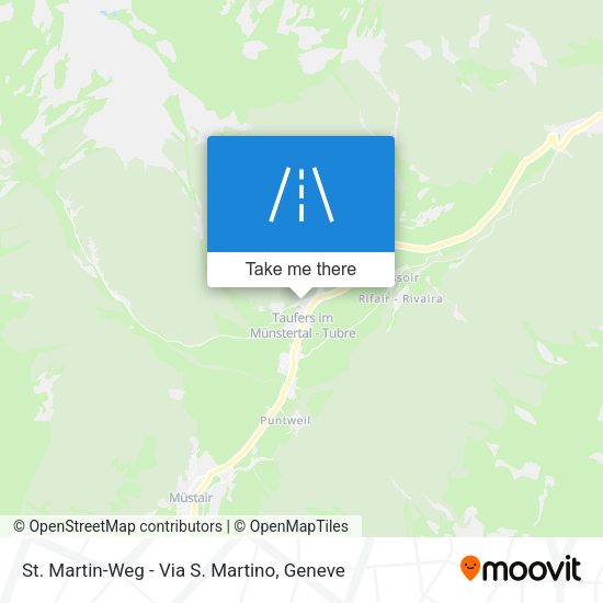 St. Martin-Weg - Via S. Martino map