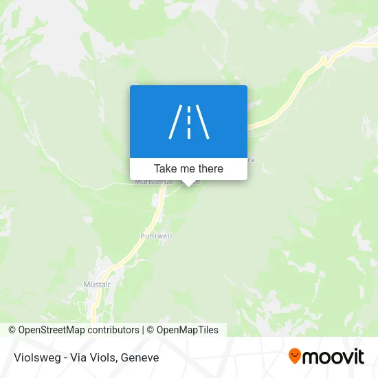 Violsweg - Via Viols map
