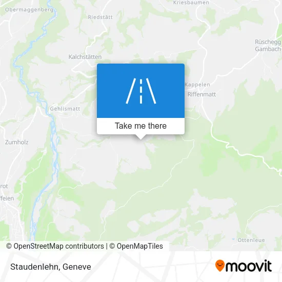 Staudenlehn map