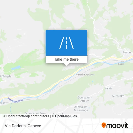 Via Darleun map
