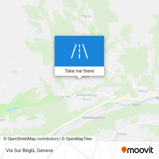 Via Sur Begls map