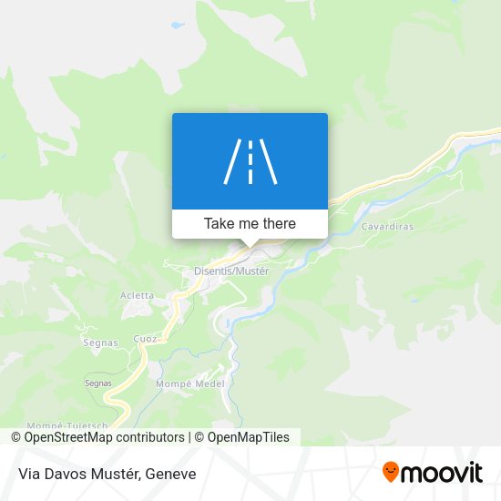 Via Davos Mustér map