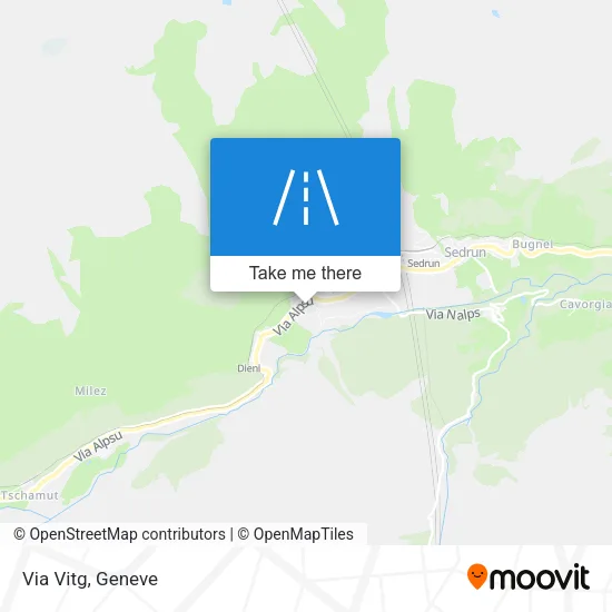 Via Vitg map