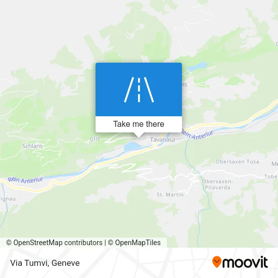 Via Tumvi map