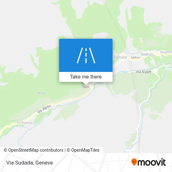 Via Sudada map