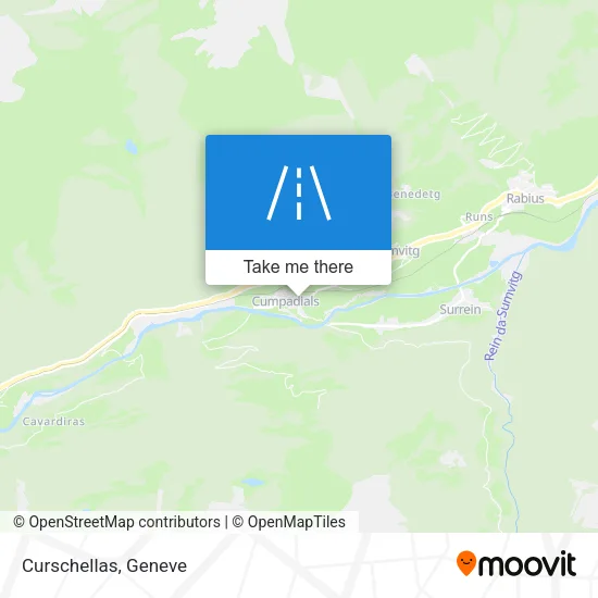 Curschellas map