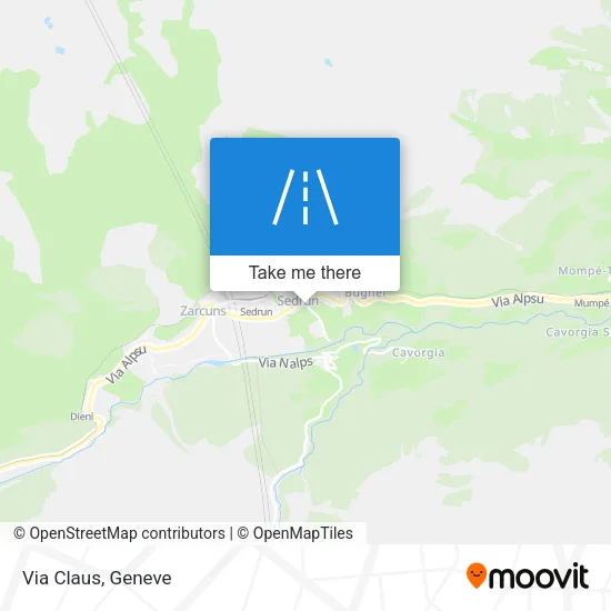 Via Claus map