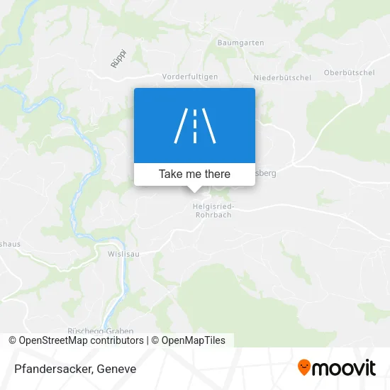 Pfandersacker map