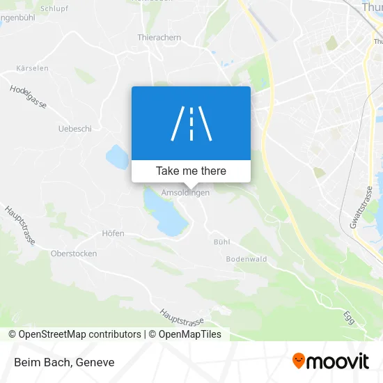 Beim Bach map