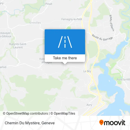 Chemin Du Mystère map