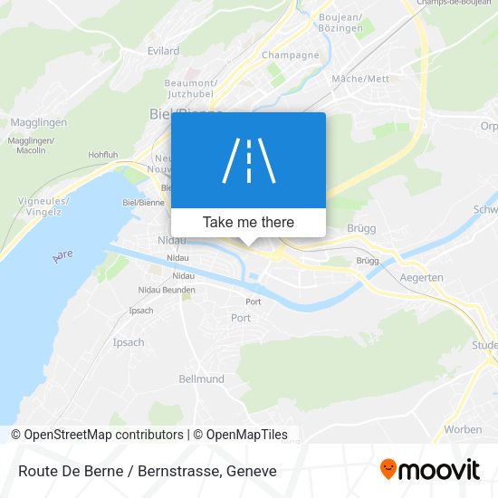 Route De Berne / Bernstrasse map