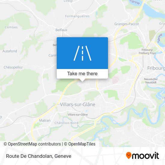 Route De Chandolan map