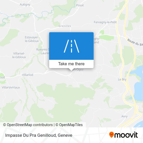 Impasse Du Pra Genilloud map