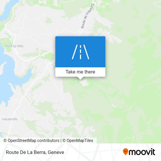 Route De La Berra map