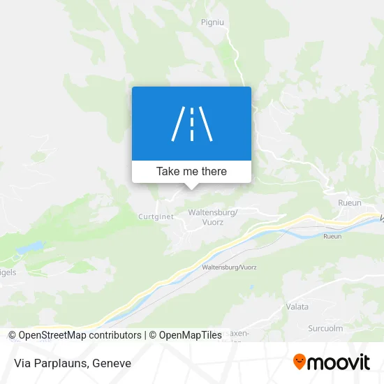 Via Parplauns map
