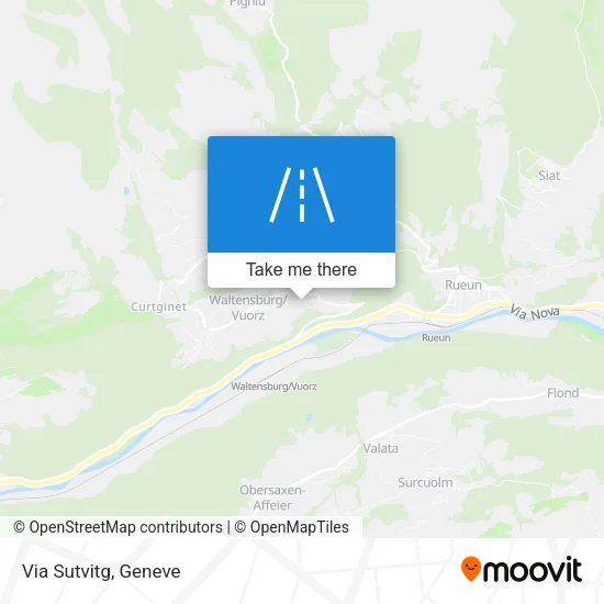 Via Sutvitg map