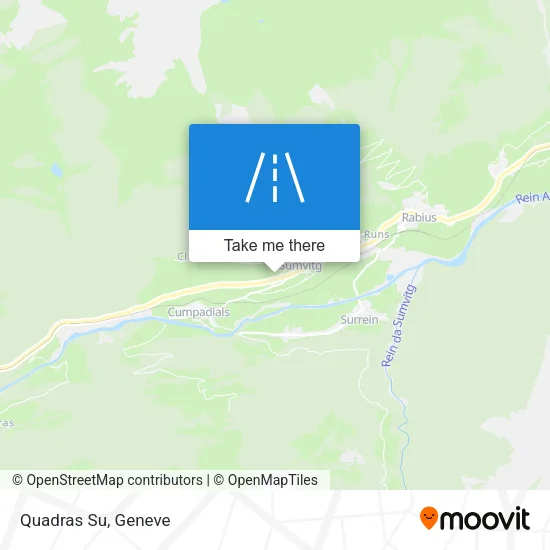 Quadras Su map