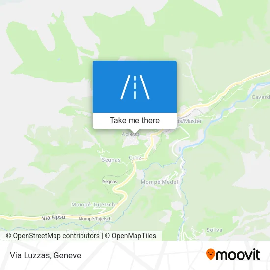 Via Luzzas map