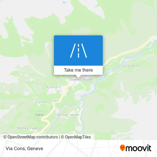 Via Cons map