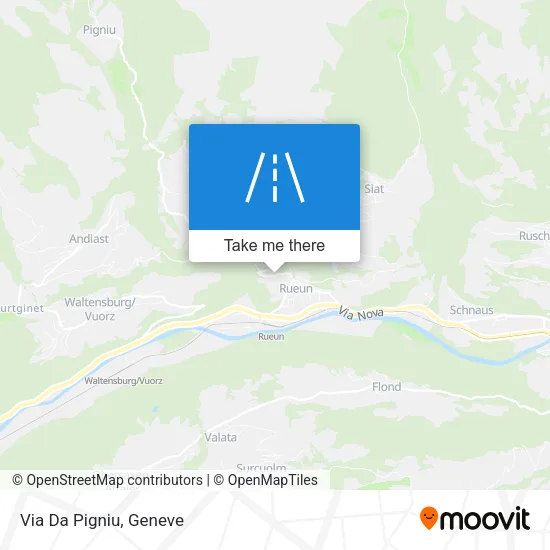 Via Da Pigniu map