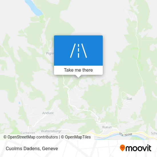 Cuolms Dadens map