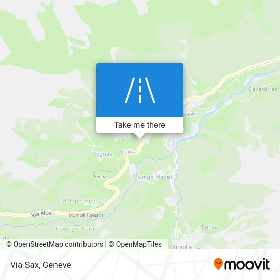 Via Sax map